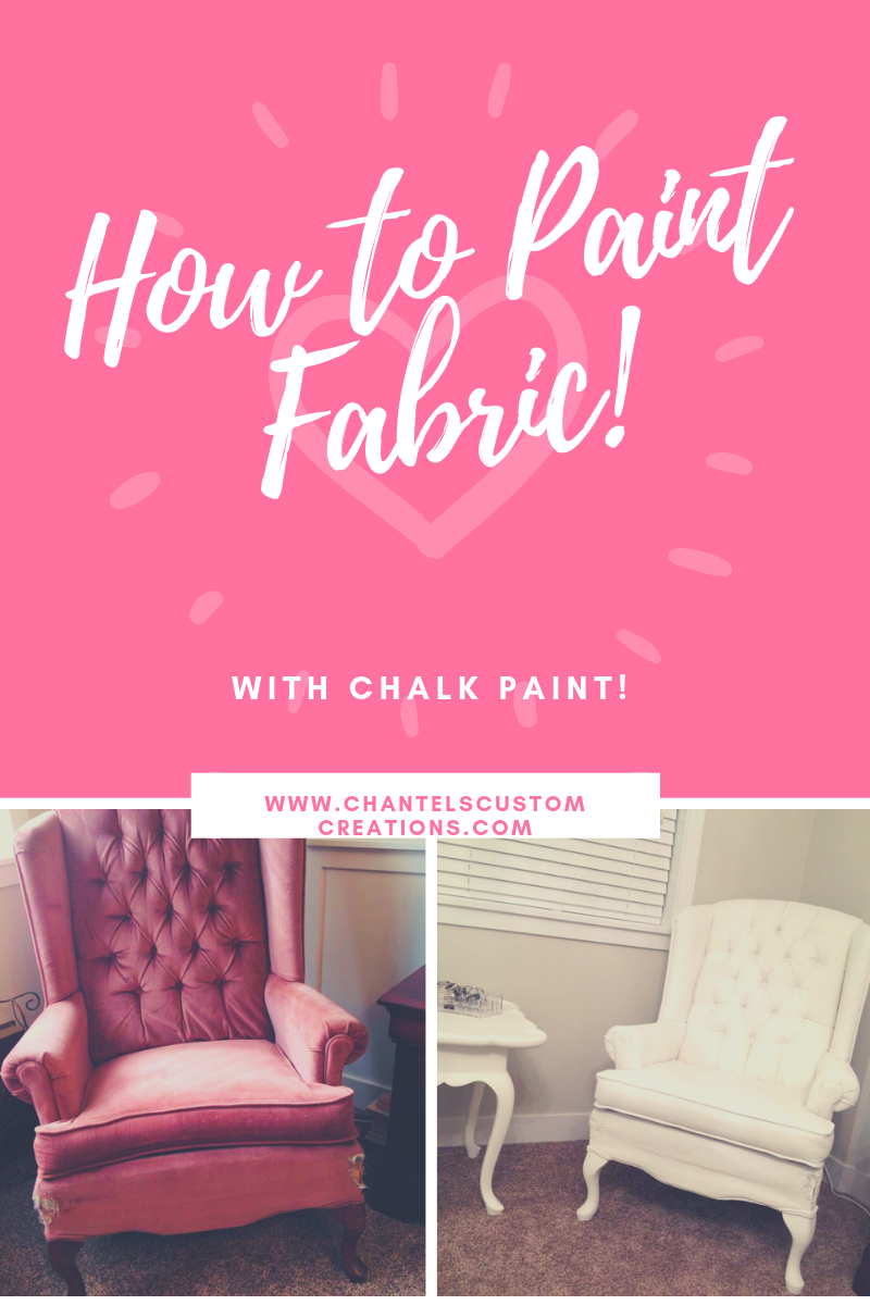 paint fabric with chalk paint