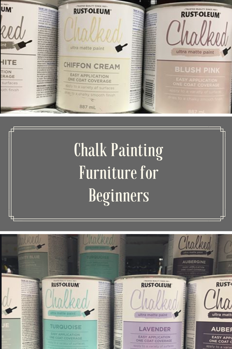 How to Use Chalk Paint on Furniture - Chantel's Custom Creations
