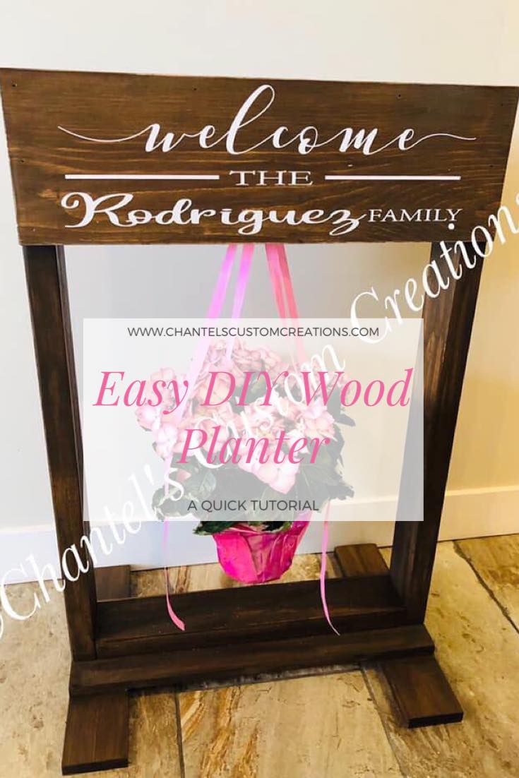 Easy DIY wood planter on a budget