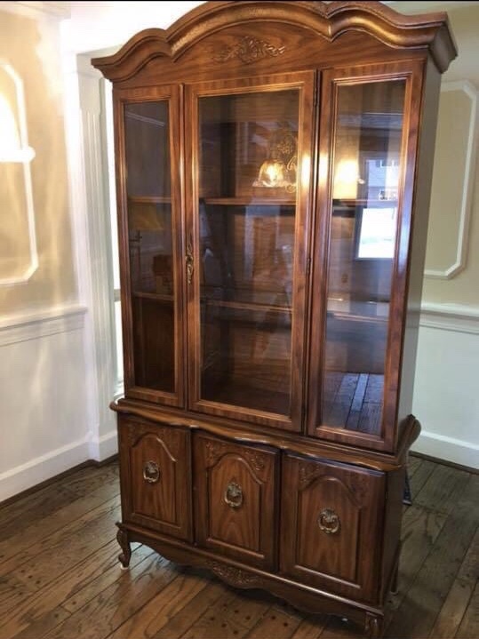 china cabinet makeover