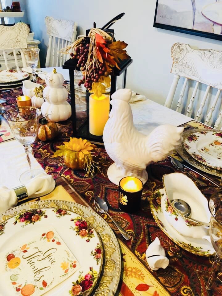 cozy fall decorating