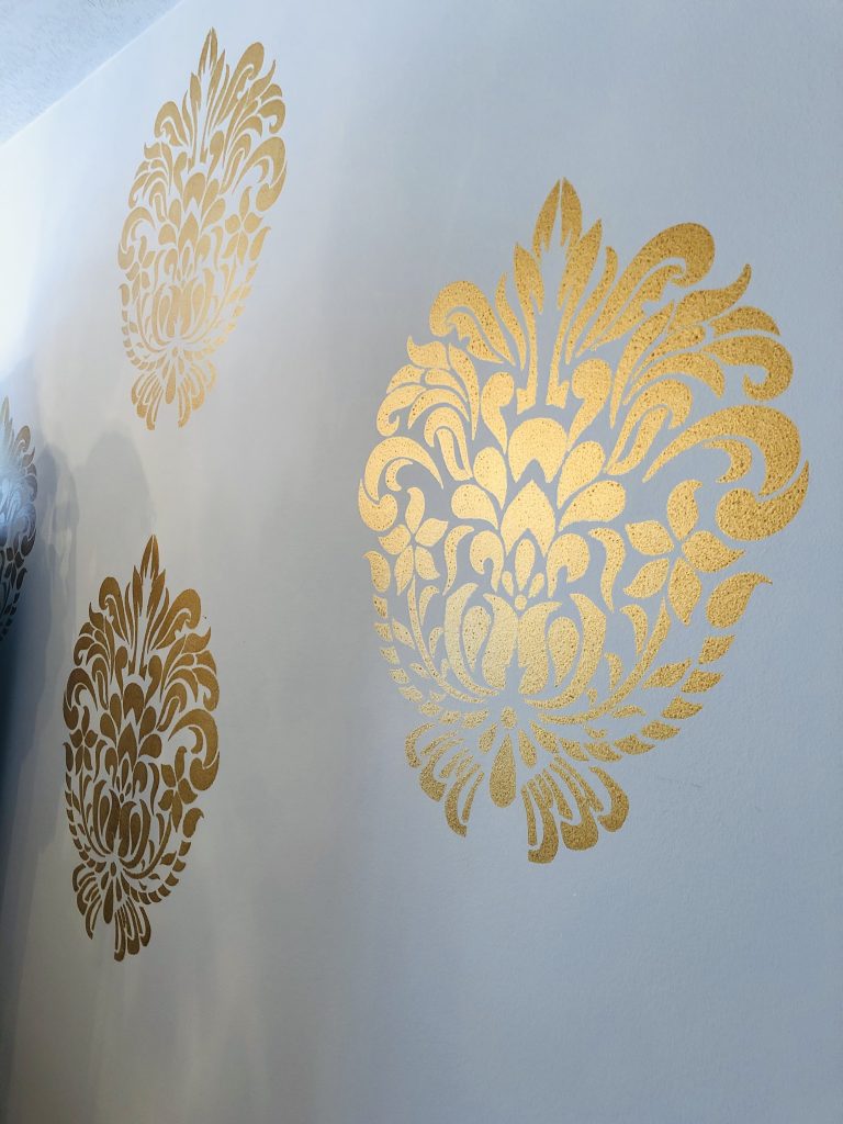 damask wall