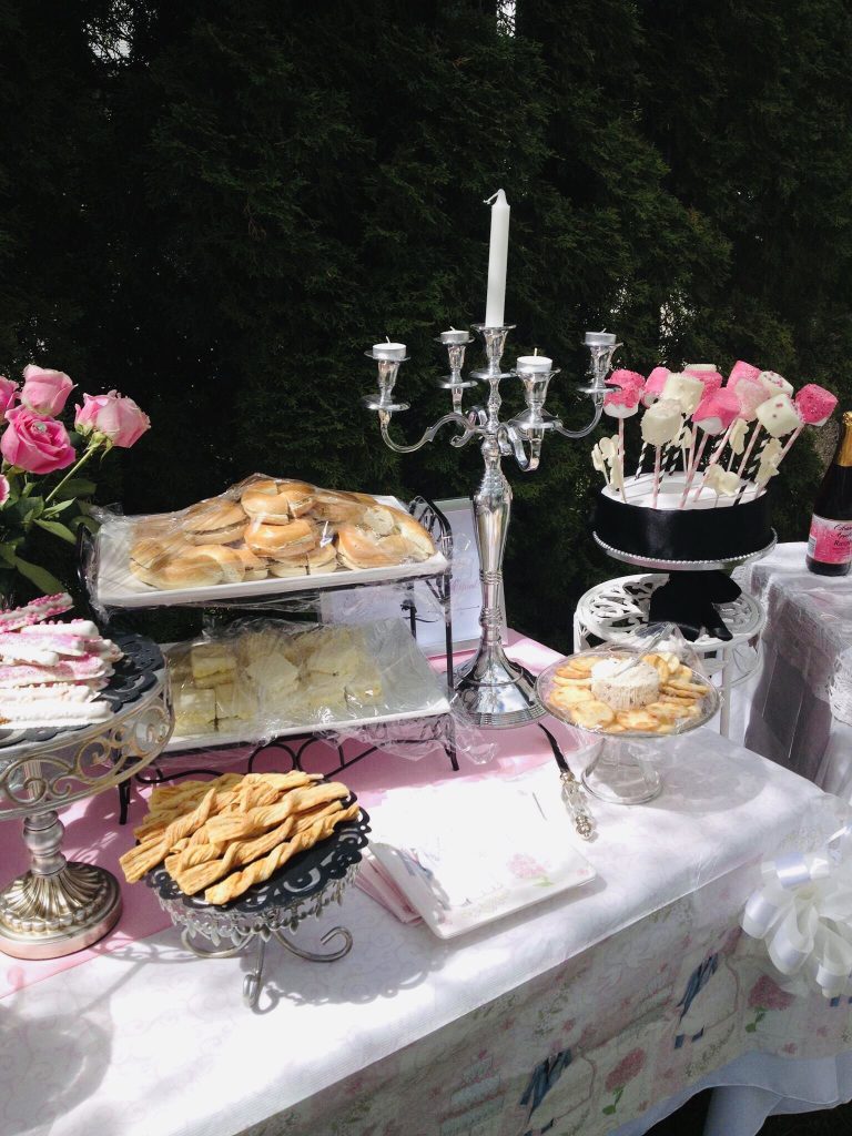 Paris themed bridal shower