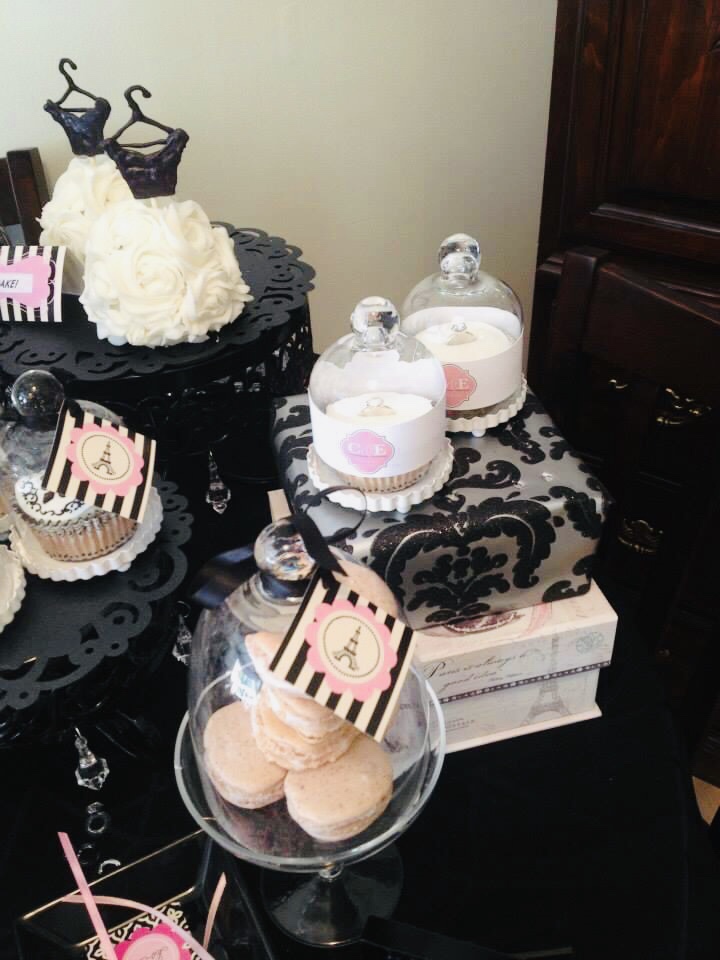 Paris themed bridal shower