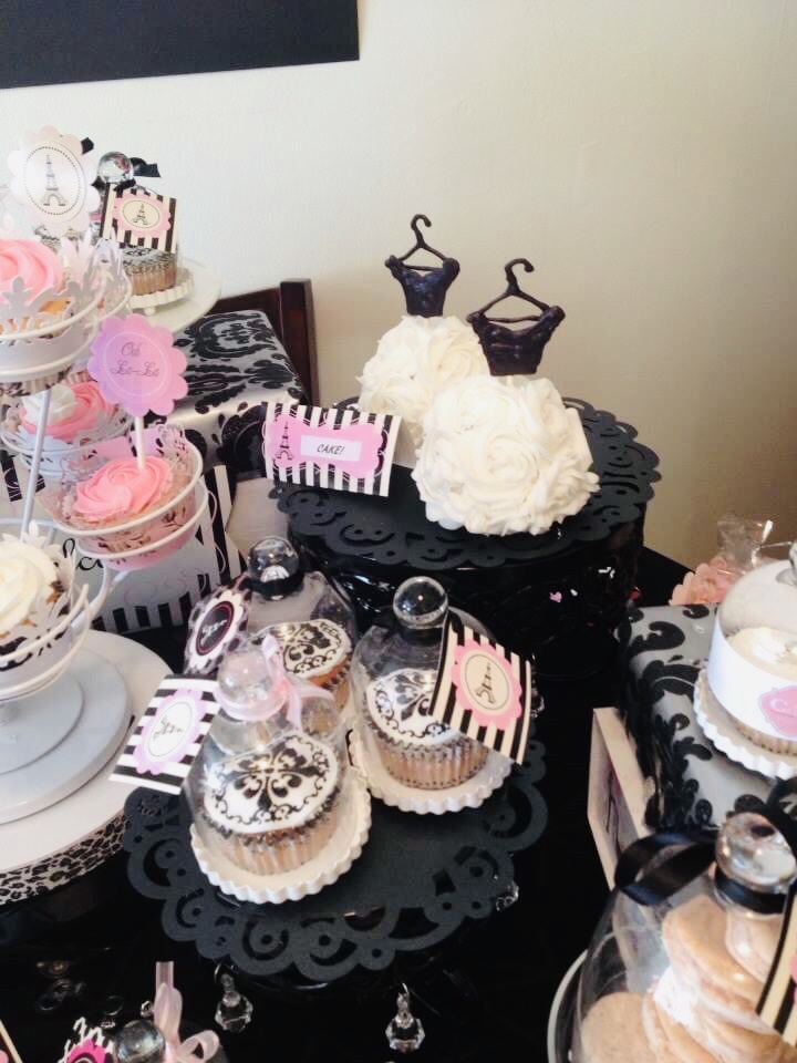 Paris themed bridal shower