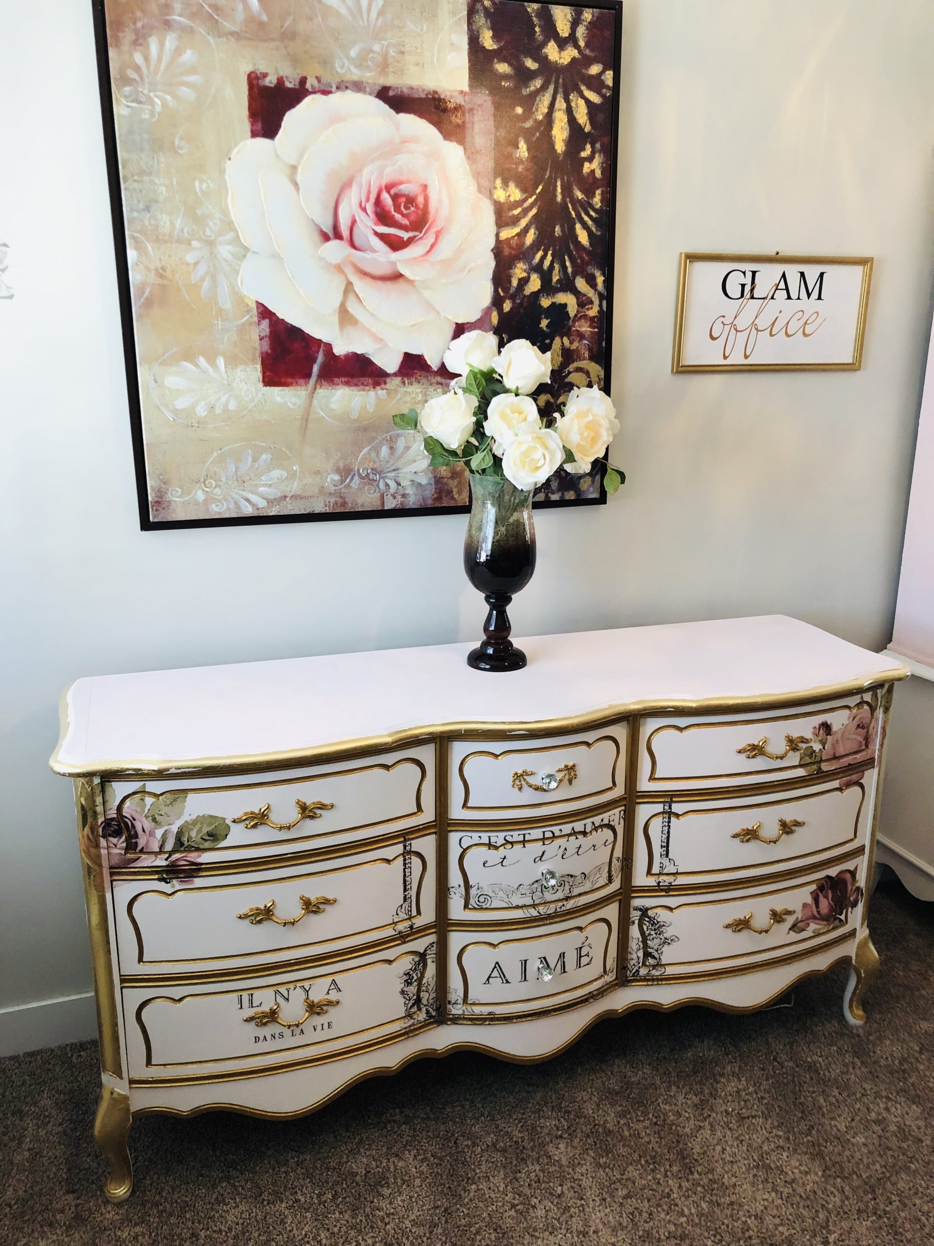 Vintage French Provincial Dresser