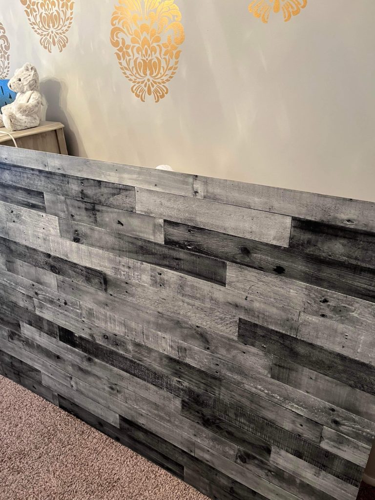 faux shiplap panelling sheet