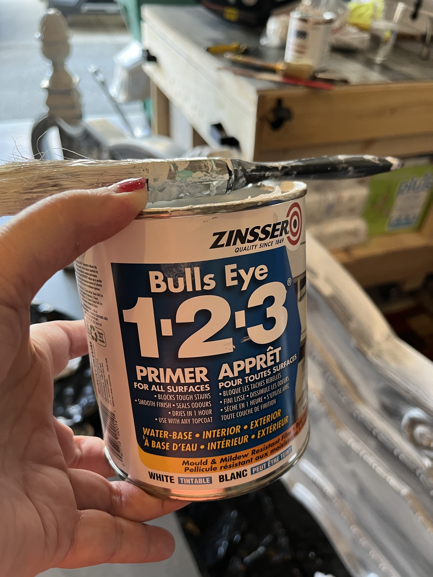 zinsser white primer