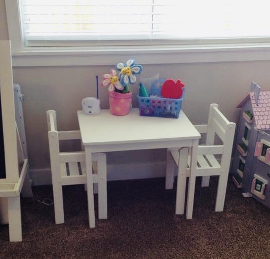 table and chairs