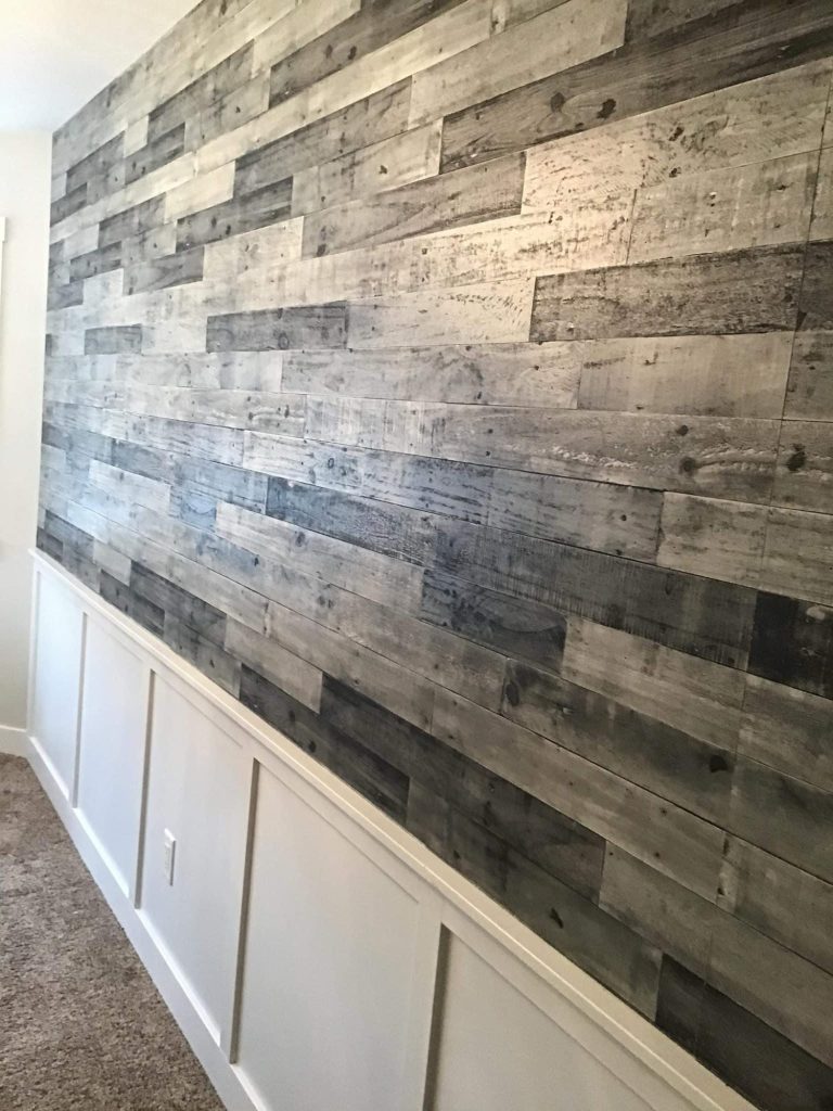 faux shiplap 