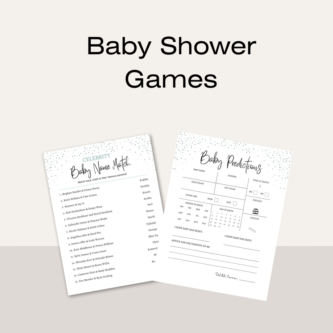 baby shower games