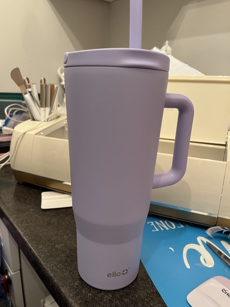 lavender tumbler